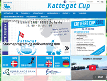 Tablet Screenshot of kattegatcup.dk
